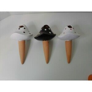 3 Slow Watering Taracotta Magic Mushrooms